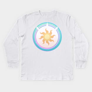 Subtle Brony - Princess Celestia Cutie Circle Kids Long Sleeve T-Shirt